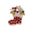 Kerstspeldje Sneeuwpop met strass - Afbeelding 3