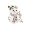 Kerstspeldje Sneeuwpop met strass - Afbeelding 8